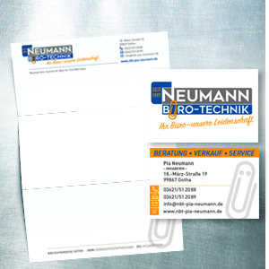 Neumann Büro-Technik Geschäftspapiere